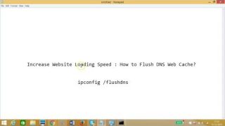 Increase Website Loading Speed:How to Flush DNS Web Cache?